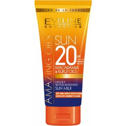 Lapte de soare Eveline Cosmetics Amazing Oils SPF20, 200ml