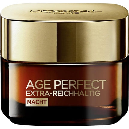Crema de noapte L'Oréal Paris Age Perfect Extra-Rich Manuka, 50ml
