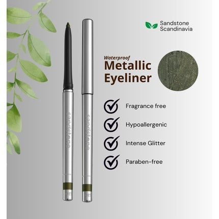 Eyeliner Sandstone 83 verde metalic rezistent la apă