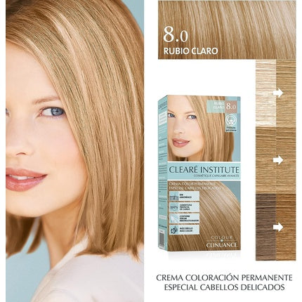Vopsea de păr, Clearé Institute 8.0, blond deschis