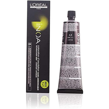 Vopsea de păr fără amoniac, L'Oréal Paris, Inoa Mochas 4.8, 60g
