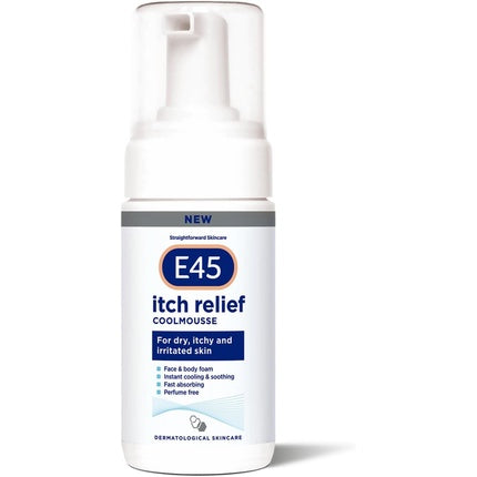 Spumă E45 Itch Relief, alb, 100ml