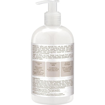 Balsam Shea Moisture Daily Hydration, ulei de cocos, 384ml