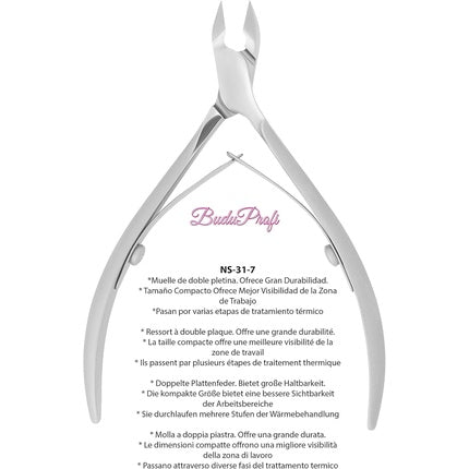 Forfecuță cuticule Staleks Pro Smart 31, oțel inoxidabil, 7mm