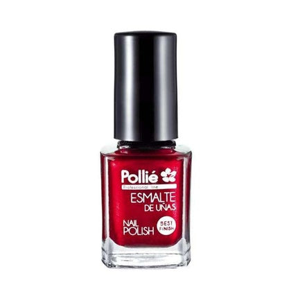 Esmaltă de unghii metallică roșie, 12ml