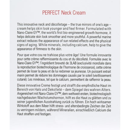 Cremă pentru gât, 3LAB, Perfect Neck Cream, 60 ml