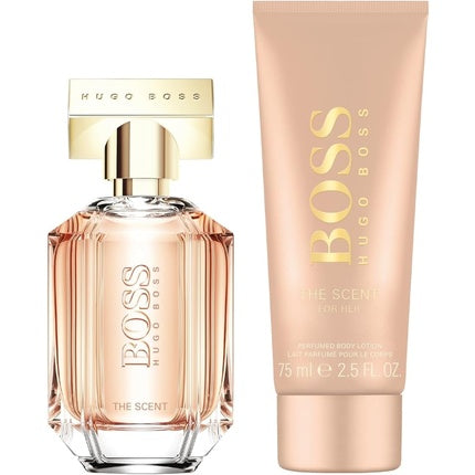 Set cadou parfum Hugo Boss The Scent, femei, negru