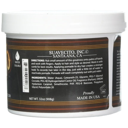 Gel Suavecito Pomade Original, 32oz, Negru