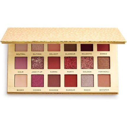 Paletă farduri de pleoape, Revolution Beauty, New Neutral, 18 nuanțe
