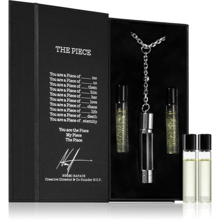 Set Cadou Parfum Leather Vetiver, EDP, 2 x 49 ml, Argintiu