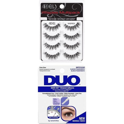 Piese false pentru ochi Ardell Wispies Negru 1 pereche