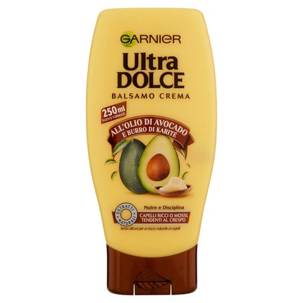 Balsam cremă pentru păr, Garnier, Ultra Dolce, cu ulei de avocado și unt de karité, 250ml