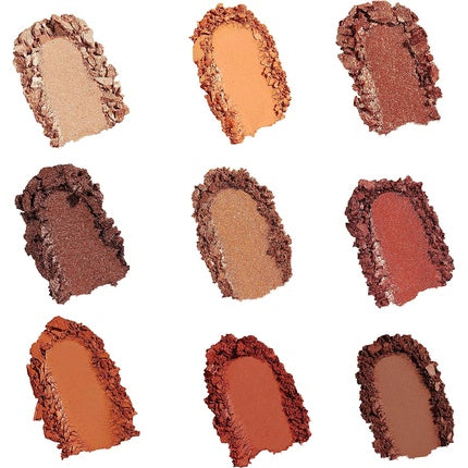 Paletă fard pleoape, Sigma Beauty, On-the-Go Fiery, nuanțe pământii