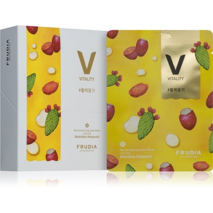 Frudia My Orchard Cactus Sheet Mask - Vitality, 10x20 ml
