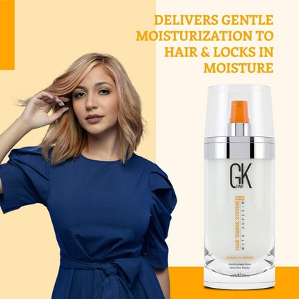 Spray balsam, GK Hair, keratină, alb