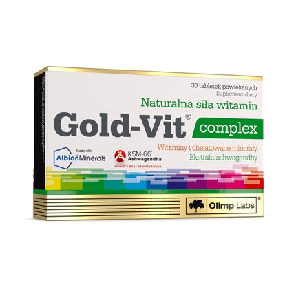 Supliment dietetic Olimp Laboratories Gold-Vit Complex cu Vitamine și Minerale, 30 Tablete
