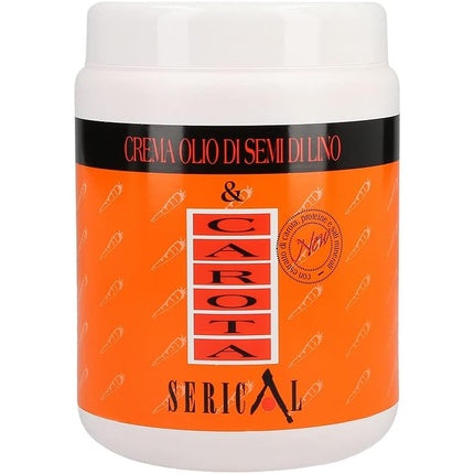 Cremă de păr, Kallos, cu morcov și semințe de in, 1000ml