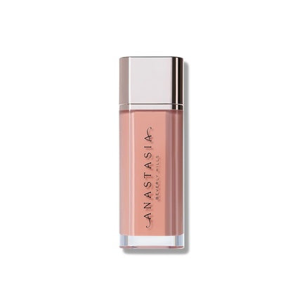 Lichior de buze Anastasia Beverly Hills Lip Velvet Crush, roz pal, capac argintiu