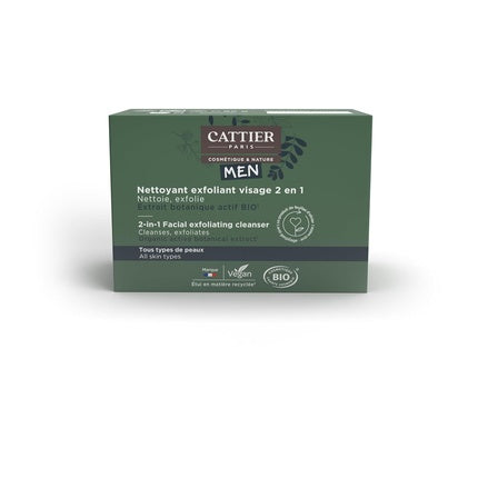 Exfoliant Facial Cattier 2-in-1 Organic pentru Toate Tipurile de Piele, 85 g
