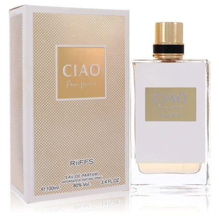 Riiffs Ciao Pour Femme, Parfum Feminin, 100ml, Sticlă Transparentă cu Lichid Galben