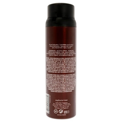 Deodorant Spray Calvin Klein Euphoria Men cu note de ghimbir și piper