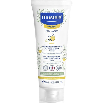 Crema de Maini, Mustela, PS Nourishing cu Cold Cream, 40ml
