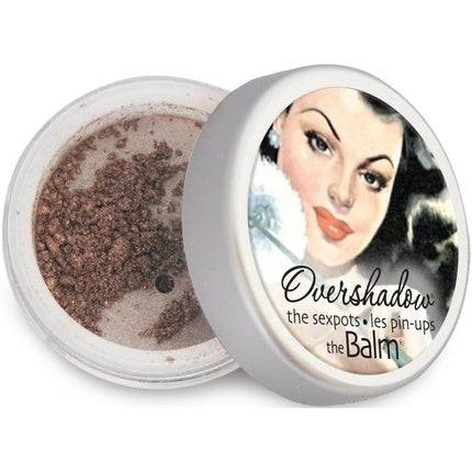 Pudră de ochi theBalm Overshadow, textură pudră, ambalaj rotund