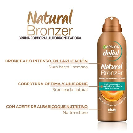 Spray autobronzant, Garnier, Natural Bronzer, 150ml