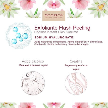 Gel Exfoliant Ten Atashi, Radiant, 40ml, Alb