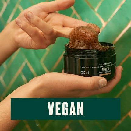 The Body Shop Hair & Scalp Scrub Ginger, Exfoliant pentru scalp și păr, 240 ml
