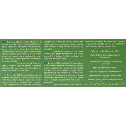 Cremă facială, Tegor, Cannabidol, verde, 75ml