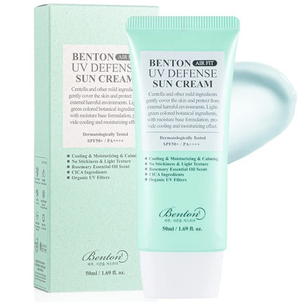 Cremă de protecție solară, Benton, Air Fit UV Defense, SPF 50