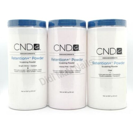Pudră de Sculptare, Cnd, Retention+ 32 oz, alb