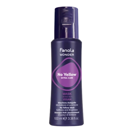 Fanola No Yellow Wonder Silver Shine Care Mask - 100ml, violet