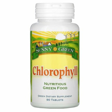 Supliment alimentar, Sunny Green, Chlorophyll, 90 tablete