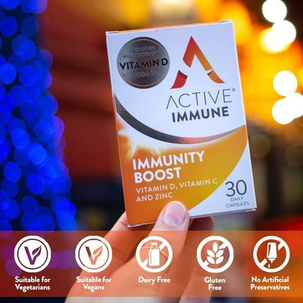 Vitamine, Solvotrin, Active Immune, 30 Capsule, Vegan