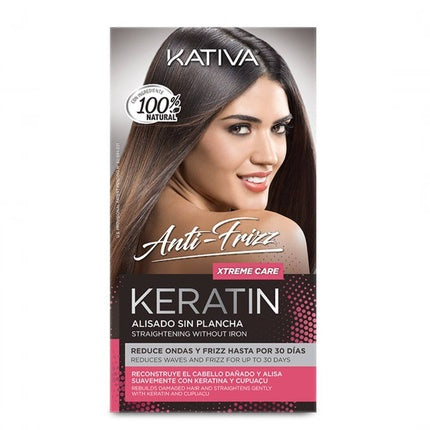 Set Tratament Păr Kativa Keratin Antifrizz Fără Îndreptare, Îngrijire Extremă, 30 zile