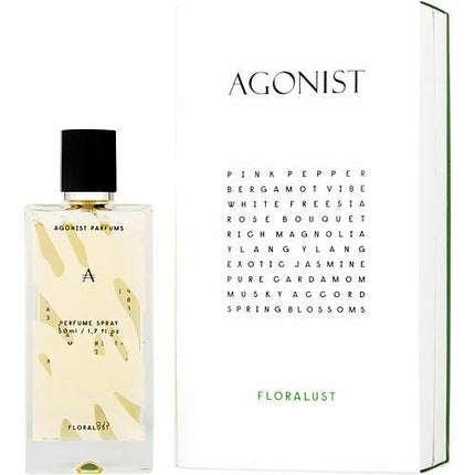 Eau de Parfum Agonist Floralust 50 ml - Sticlă Transparentă cu Etichetă Crem