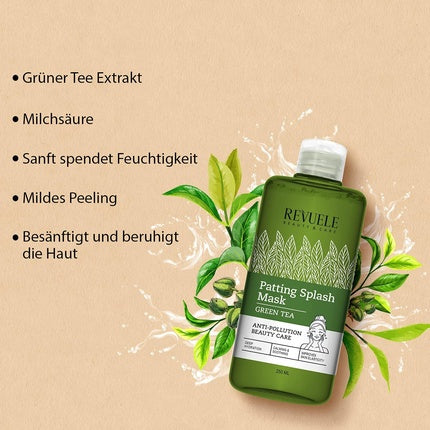 Mască purificatoare Revuele Patting Splash Green Tea, 250 ml