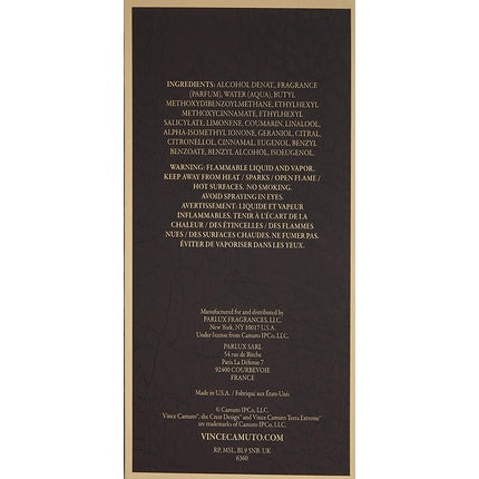 Parfum bărbătesc, Vince Camuto Terra Extreme, maro, 100 ml