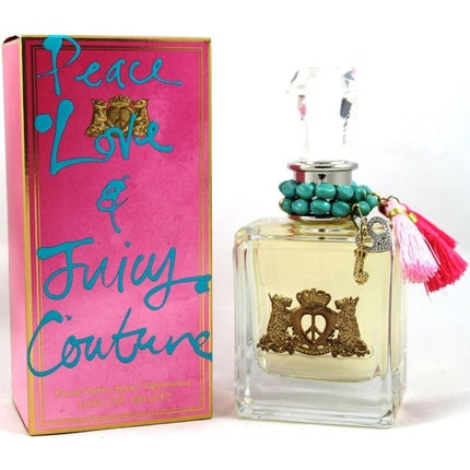 Eau de Parfum Juicy Couture Peace Love, roz, 100 ml