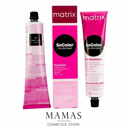 Vopsea păr, Matrix, SoColor, permanent, maroniu roșcat