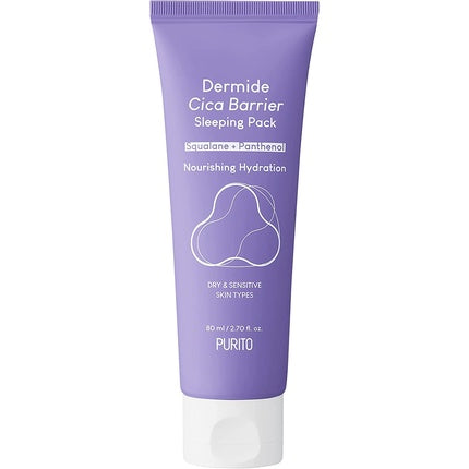 Cremă de noapte PURITO Dermide Cica Barrier Sleeping Pack, 80ml