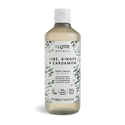 Gel de duș, I Love, Lime Ginger și Cardamom, 500ml