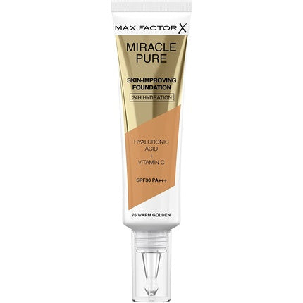 Fond de ten Max Factor Miracle Pure 30ml Warm Golden 76