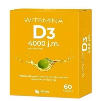 Vitamina D3 Ultra Strength 4000 IU 60 Capsule - Nexon Pharma