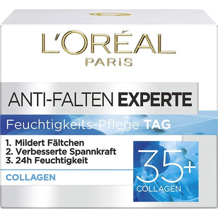 Cremă facială L'Oréal Paris Anti-Wrinkle Expert 35+ cu Colagen Biosfere, 50ml