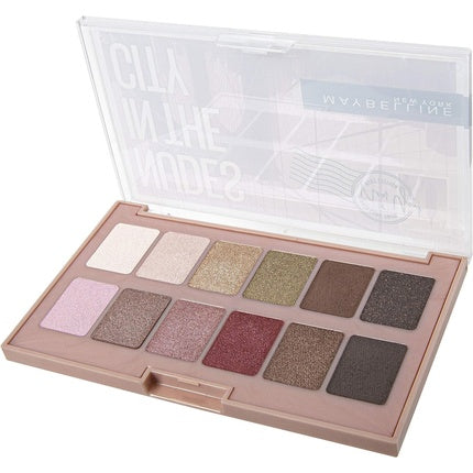 Paleta farduri de ochi, Maybelline New York, Nudes In The City, 64g