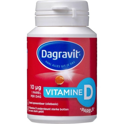 Vitamine D, Dagravit, capsule, roșu