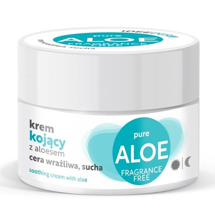 Cremă facială Idee Derm Soothing Cream pentru piele uscată și sensibilă cu aloe vera, 50 ml